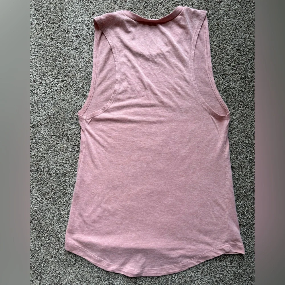 Bloom Exercise Muscle Tank sunset colors Motivational Message Tank Top - Picture 3 of 4